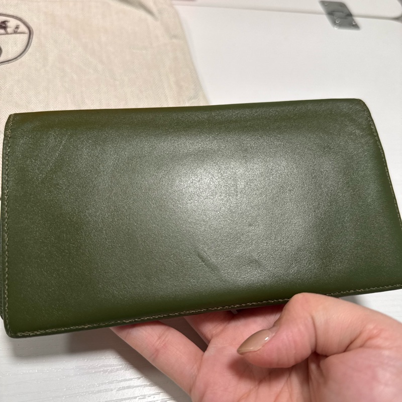HERMES長夾 愛馬仕 墨綠色-20