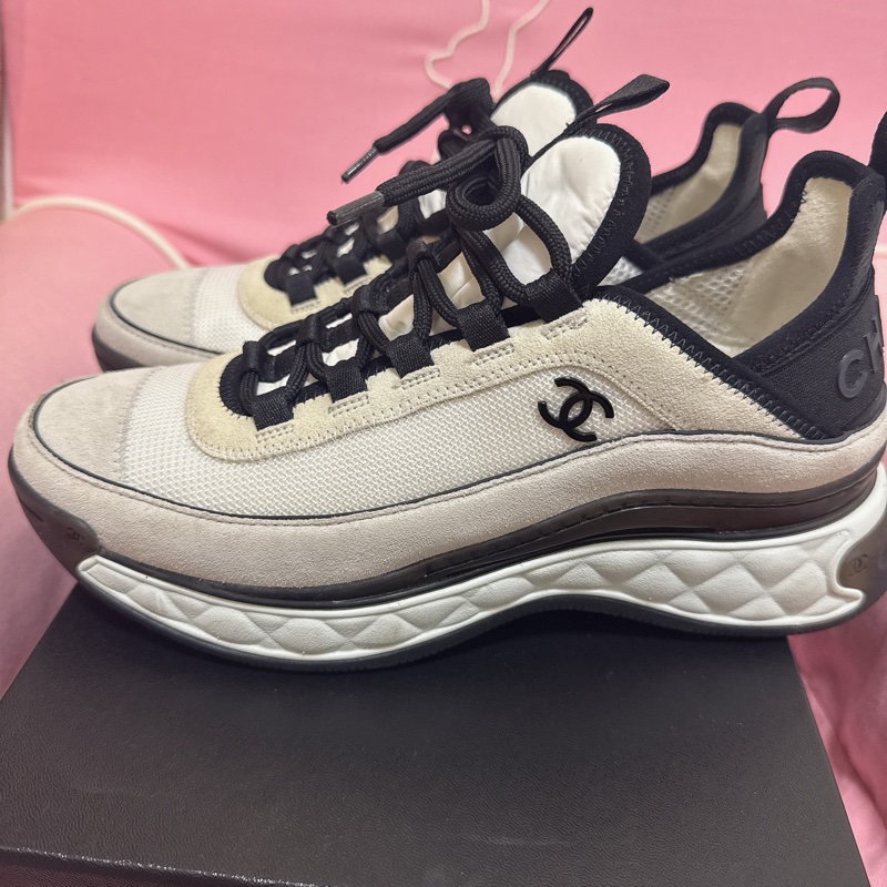 Chanel 熊貓款增高運動鞋-1