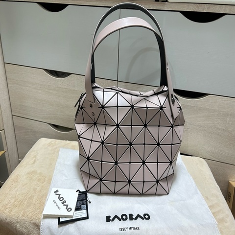 BAO BAO ISSEY MIYAKE三宅一生 肩背包手提包 藕粉色