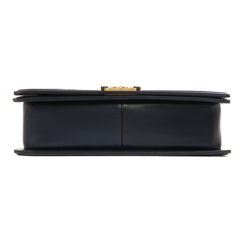 CHANEL 牛皮皮革Boy 30鏈帶肩背袋-3