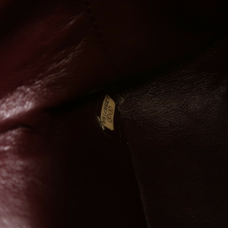 CHANEL 羊皮皮革Classic 25銀扣鏈帶肩背袋-6