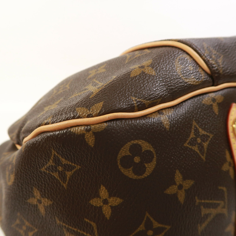 LOUIS VUITTON Monogram Galliera GM金扣肩背袋-12