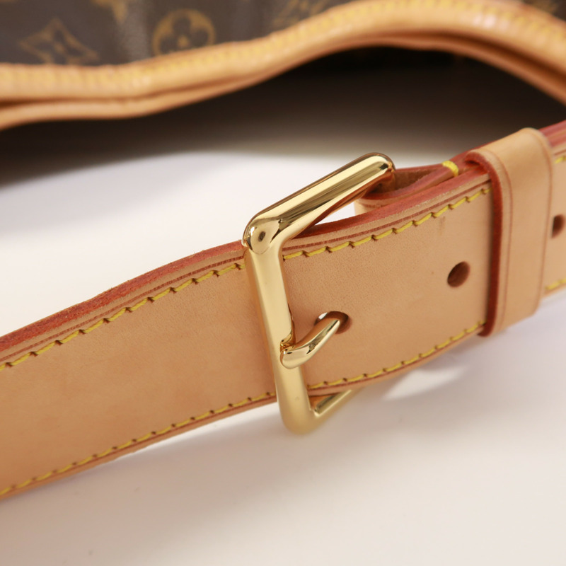 LOUIS VUITTON Monogram Galliera GM金扣肩背袋-15