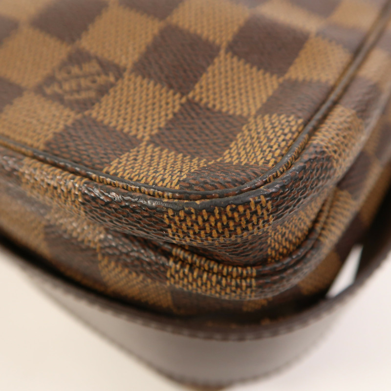 LOUIS VUITTON Damier Naviglio金扣肩背袋-10