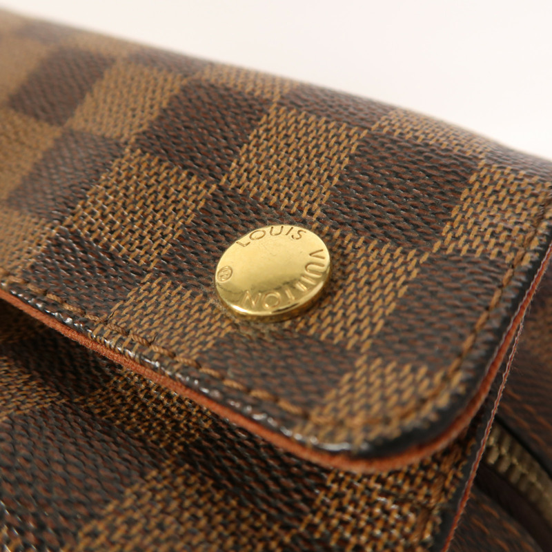 LOUIS VUITTON Damier Naviglio金扣肩背袋-17