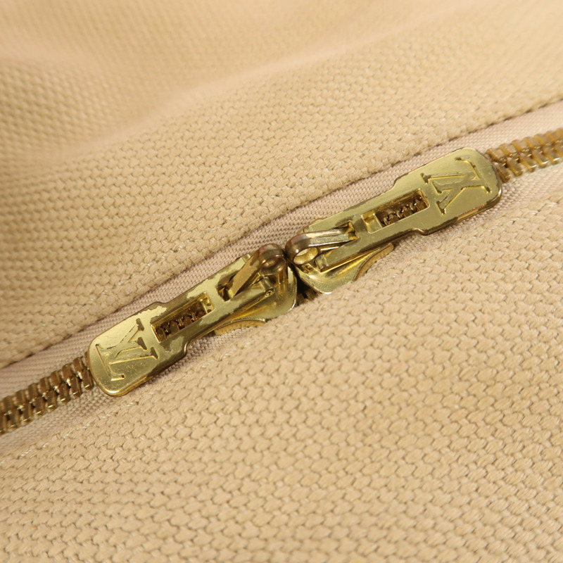 LOUIS VUITTON 帆布Antigua Sac Weekend金扣手挽肩背兩用袋-16