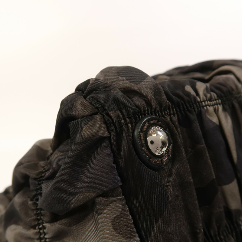 PRADA 尼龍2 Way Shoulder銀扣手挽肩背兩用袋-12