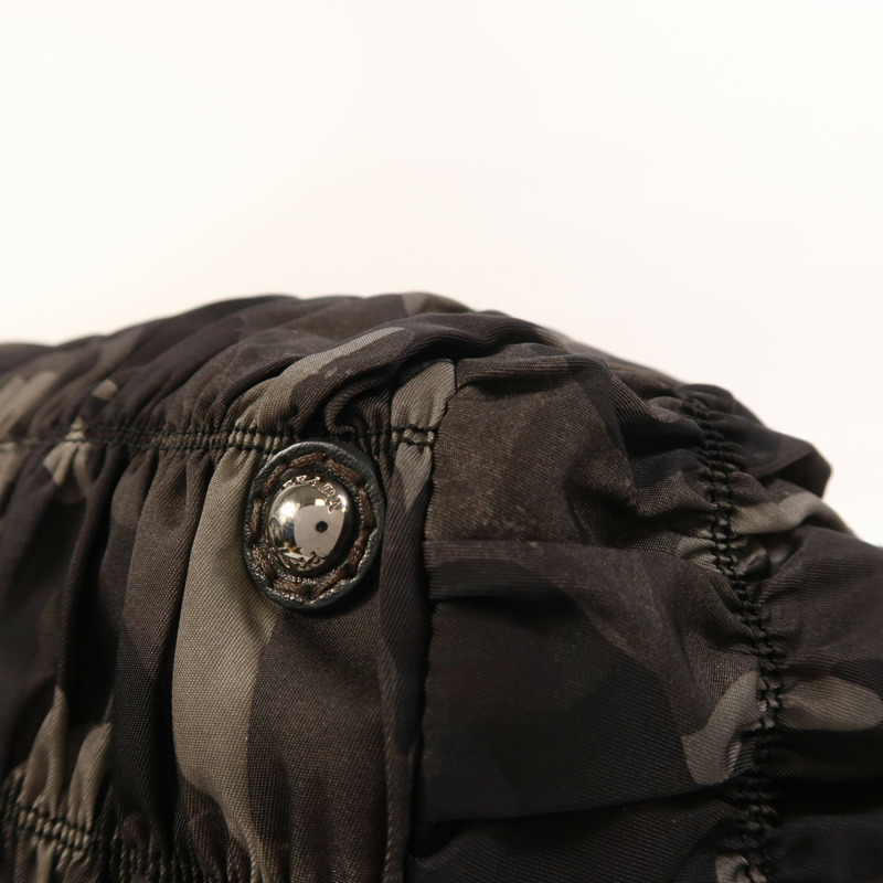 PRADA 尼龍2 Way Shoulder銀扣手挽肩背兩用袋-13