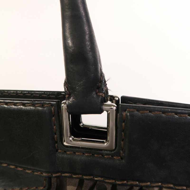 PRADA 尼龍2 Way Shoulder銀扣手挽肩背兩用袋-16