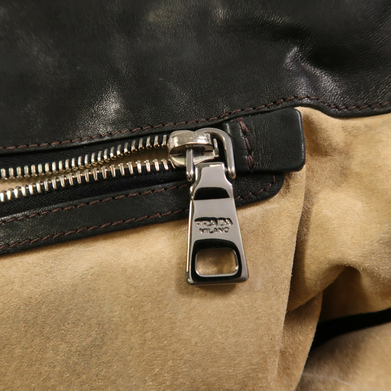 PRADA 尼龍2 Way Shoulder銀扣手挽肩背兩用袋-17