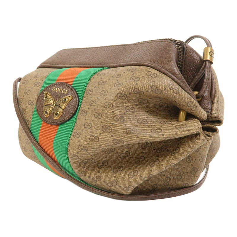 GUCCI 塗層帆布New Candy金扣肩背袋-2