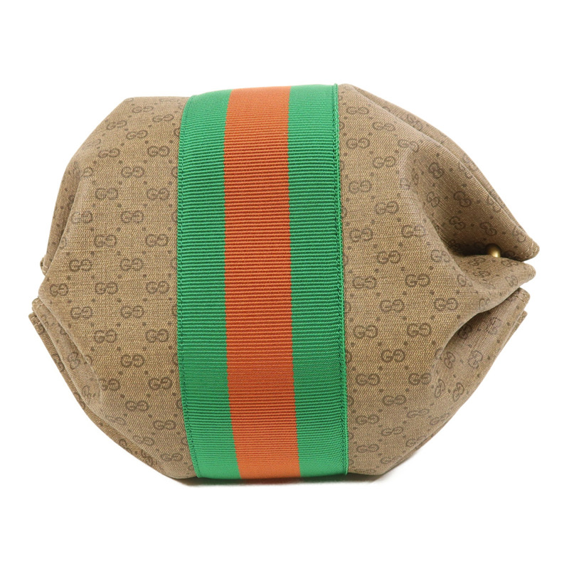 GUCCI 塗層帆布New Candy金扣肩背袋-3