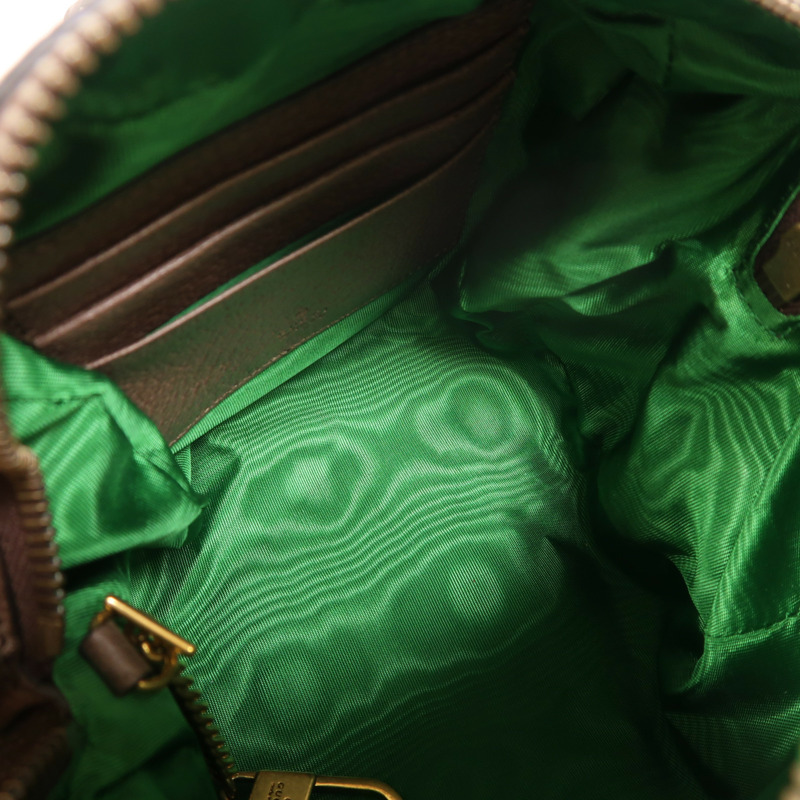 GUCCI 塗層帆布New Candy金扣肩背袋-4