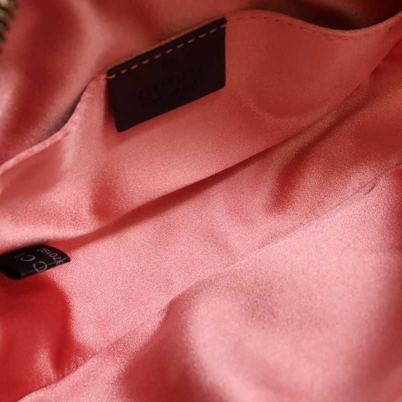 GUCCI 絨布GG Marmont Balt Bag金扣腰包-4