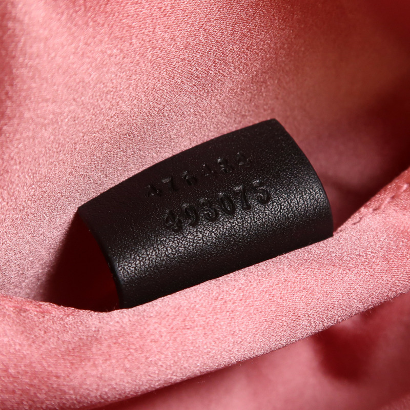 GUCCI 絨布GG Marmont Balt Bag金扣腰包-6