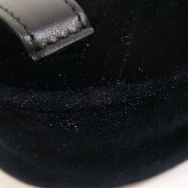 GUCCI 絨布GG Marmont Balt Bag金扣腰包-13