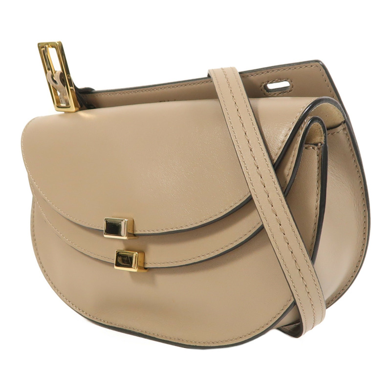 Chloe 牛皮皮革Georgia金扣肩背袋-2