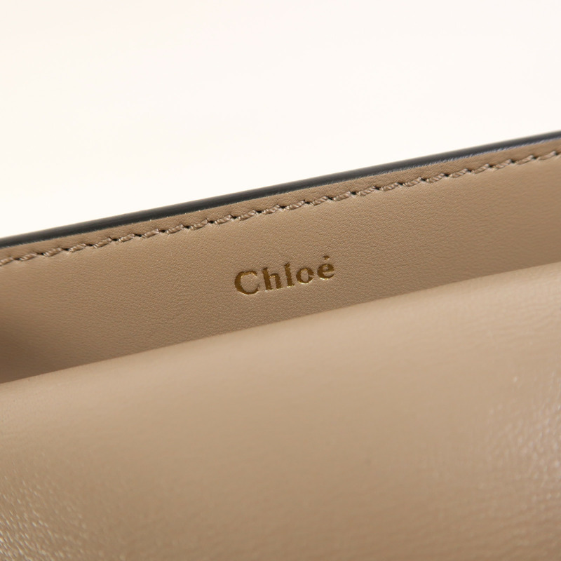 Chloe 牛皮皮革Georgia金扣肩背袋-5