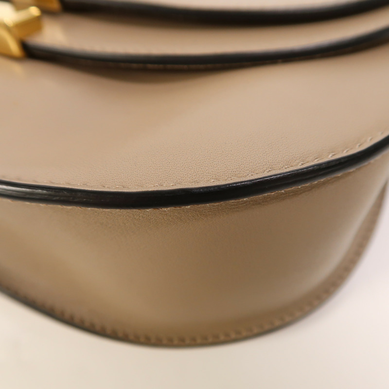 Chloe 牛皮皮革Georgia金扣肩背袋-10