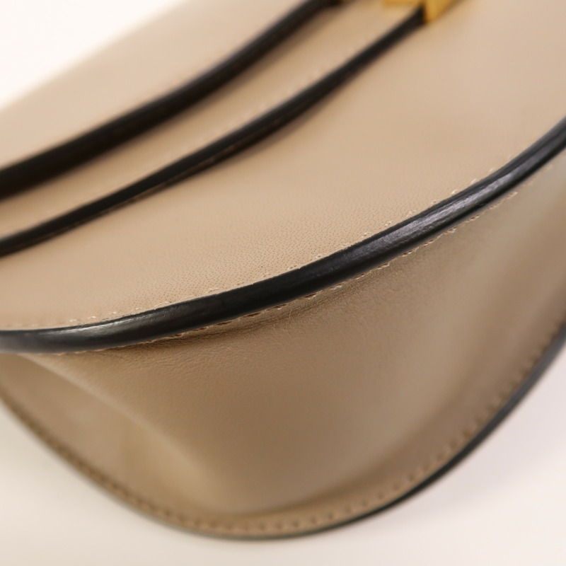 Chloe 牛皮皮革Georgia金扣肩背袋-11