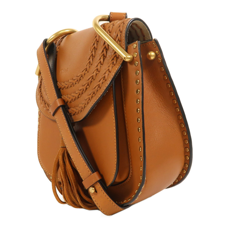 Chloe 牛皮皮革Hudson金扣肩背袋-2