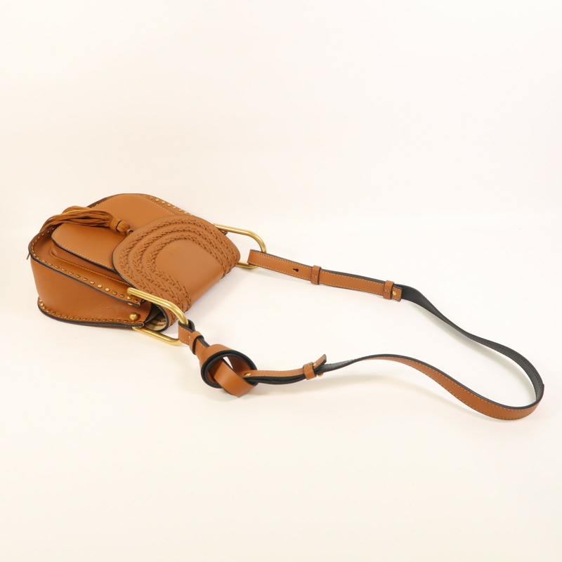 Chloe 牛皮皮革Hudson金扣肩背袋-8