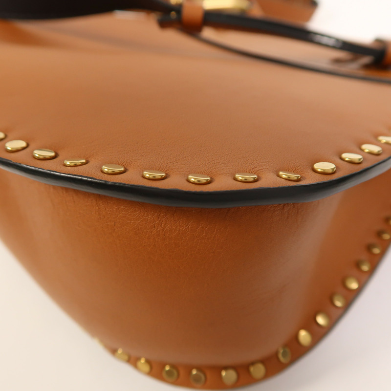 Chloe 牛皮皮革Hudson金扣肩背袋-12