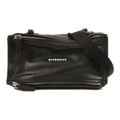 GIVENCHY 牛皮皮革Mini Pandora銀扣肩背袋