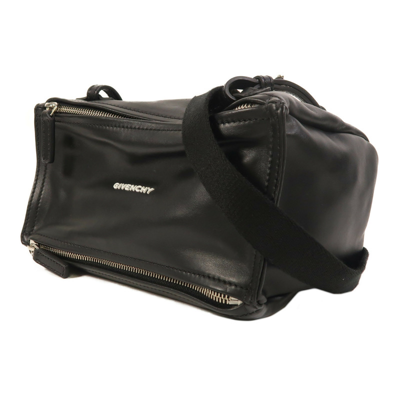 GIVENCHY 牛皮皮革Mini Pandora銀扣肩背袋-2
