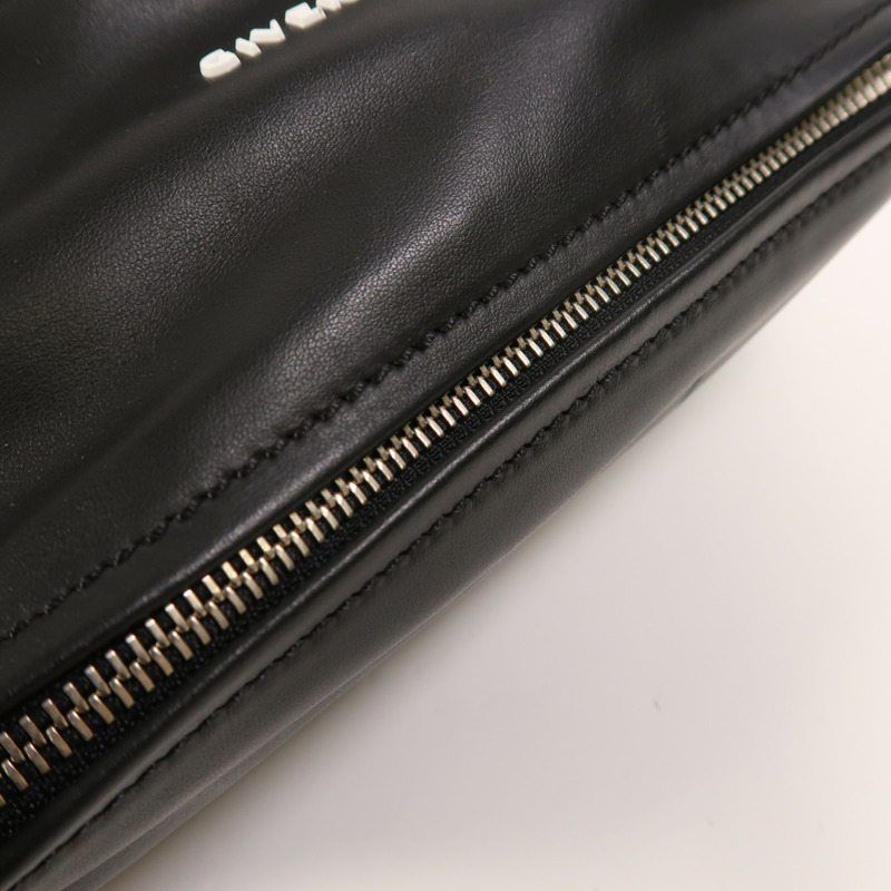 GIVENCHY 牛皮皮革Mini Pandora銀扣肩背袋-15