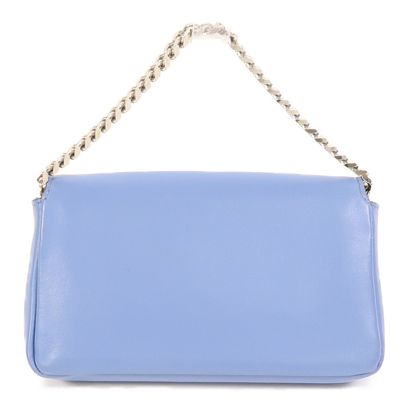 FENDI 牛皮皮革Micro Baguette銀扣手挽肩背兩用袋-1