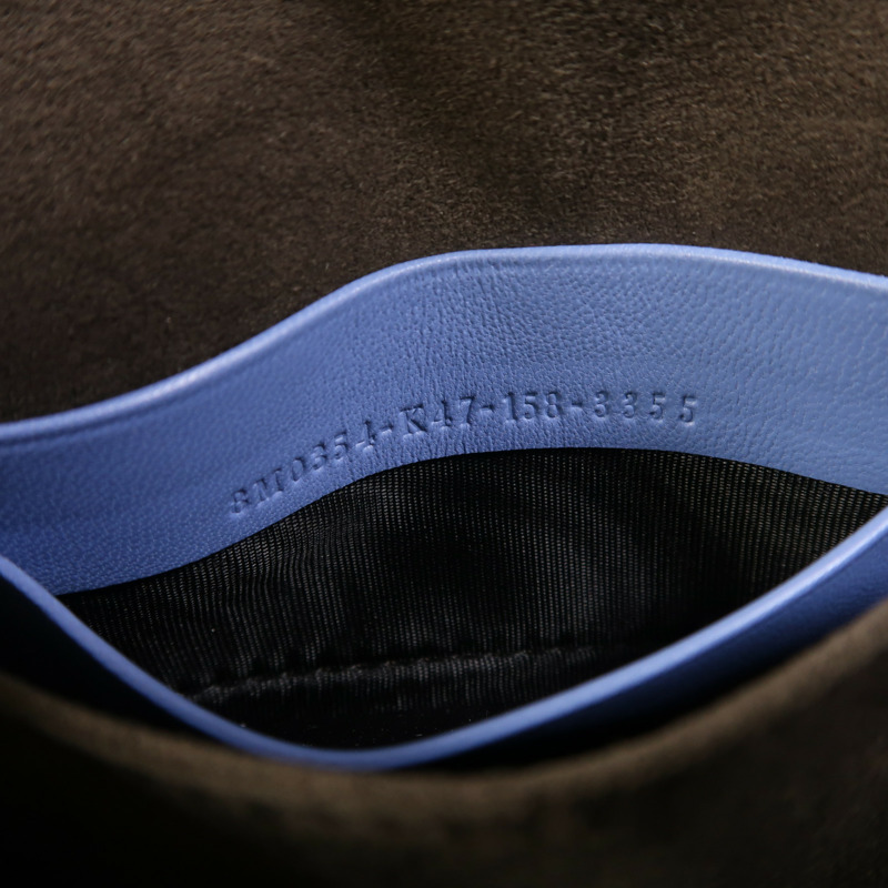 FENDI 牛皮皮革Micro Baguette銀扣手挽肩背兩用袋-6