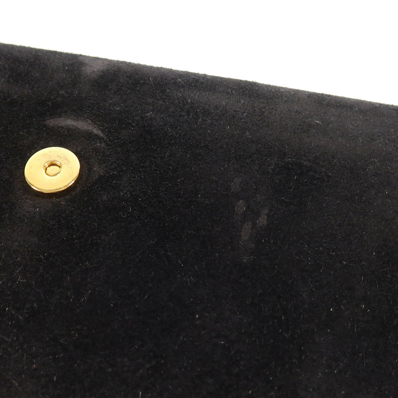 SAINT LAURENT 麂皮皮革Kate金扣鏈帶肩背袋-15