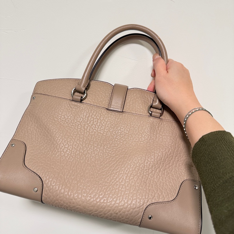 Coach MERCER 30 天然紋理皮革手袋-2