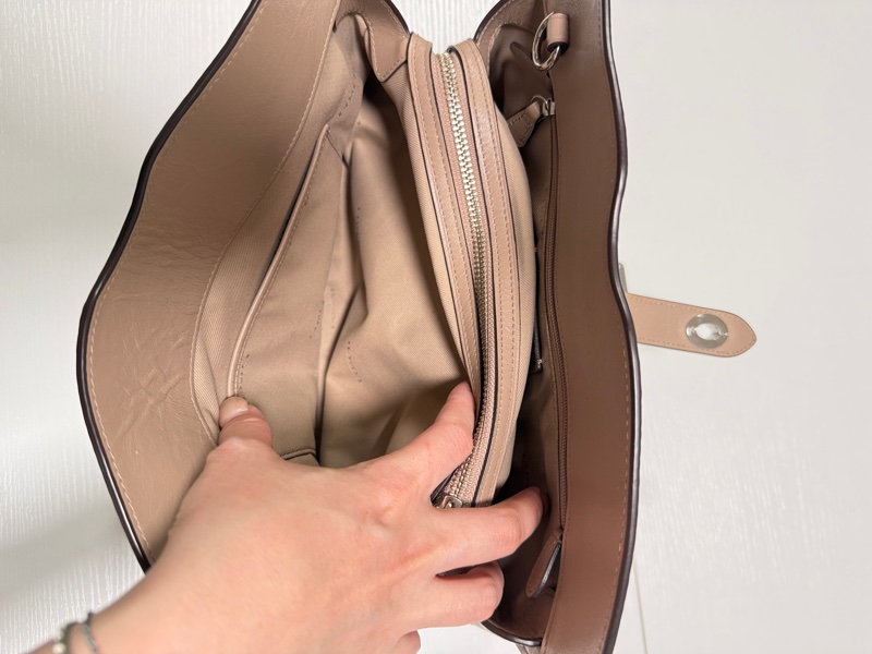 Coach MERCER 30 天然紋理皮革手袋-12