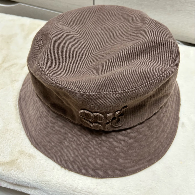 miu miu 文字漁夫帽 S號-2