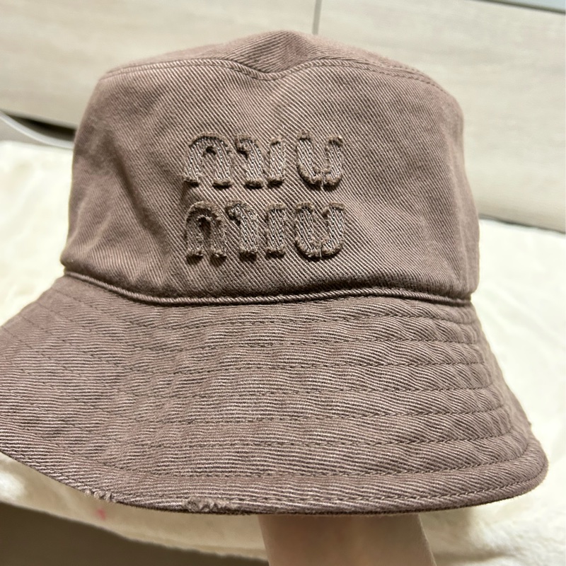 miu miu 文字漁夫帽 S號-8