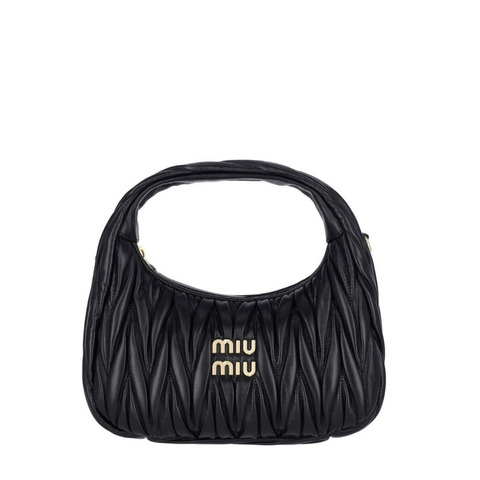 MIU MIU Wonder Materasse Napa Hobo Bag 5BC125 AN88 F0002