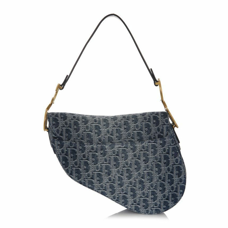 DIOR 馬鞍斜紋提花單肩包 24FW M0455CDCE 49E-3