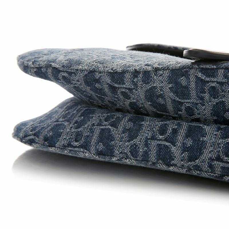 DIOR 馬鞍斜紋提花單肩包 24FW M0455CDCE 49E-4