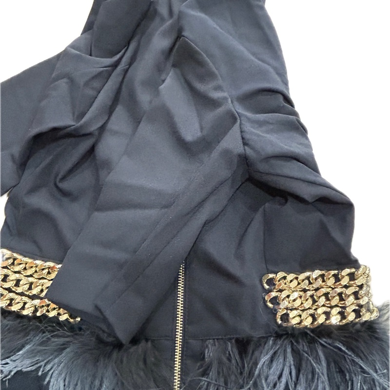 Elisabetta Franchi 深藍色洋裝 飄逸 尾牙喜宴適穿-11