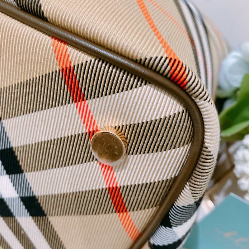 TK1907 BURBERRY 博柏利經典皇室御用格仔花紋中號單肩包包CLASSIC CHECK TOTE BAG MEDIUM CANVAS-5