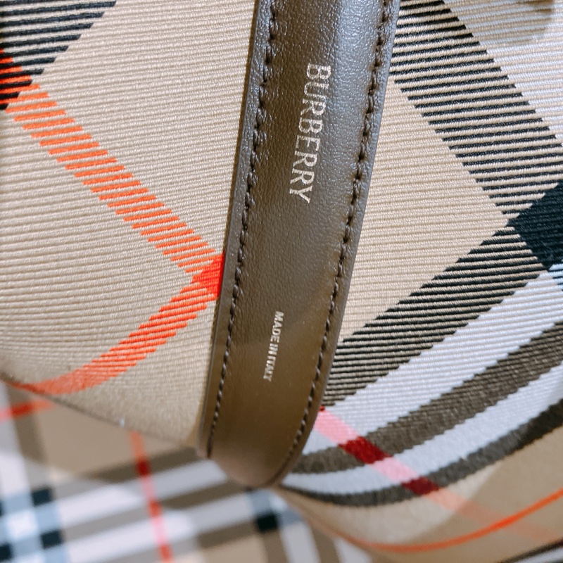 TK1907 BURBERRY 博柏利經典皇室御用格仔花紋中號單肩包包CLASSIC CHECK TOTE BAG MEDIUM CANVAS-17