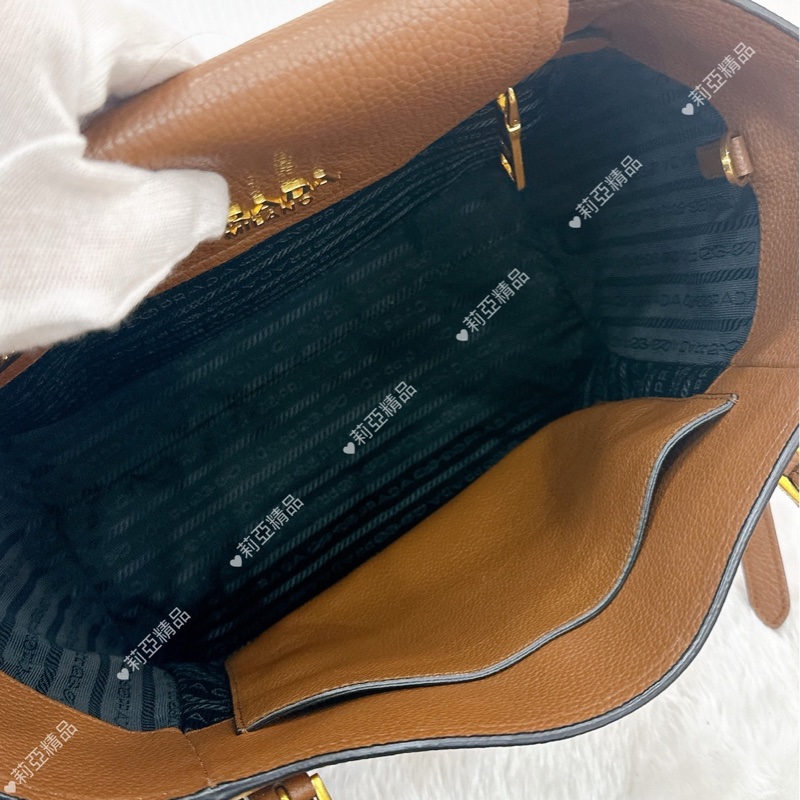 莉亞精品♡Prada 手提斜背包 二手美包-14