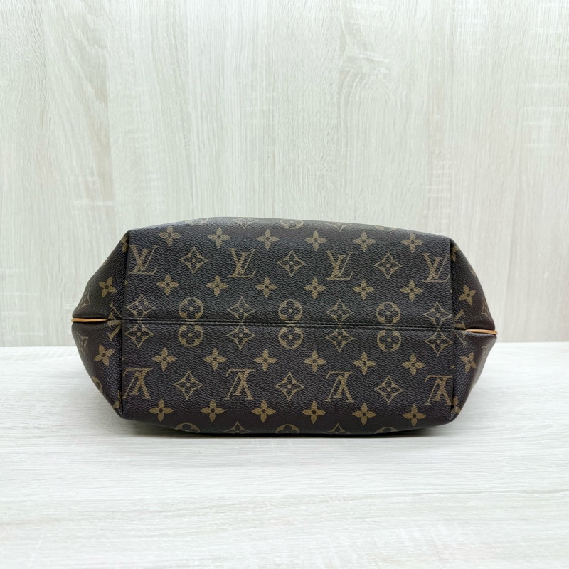 LV原花拼紫紅內裡手提側背元寶包/M48813-6