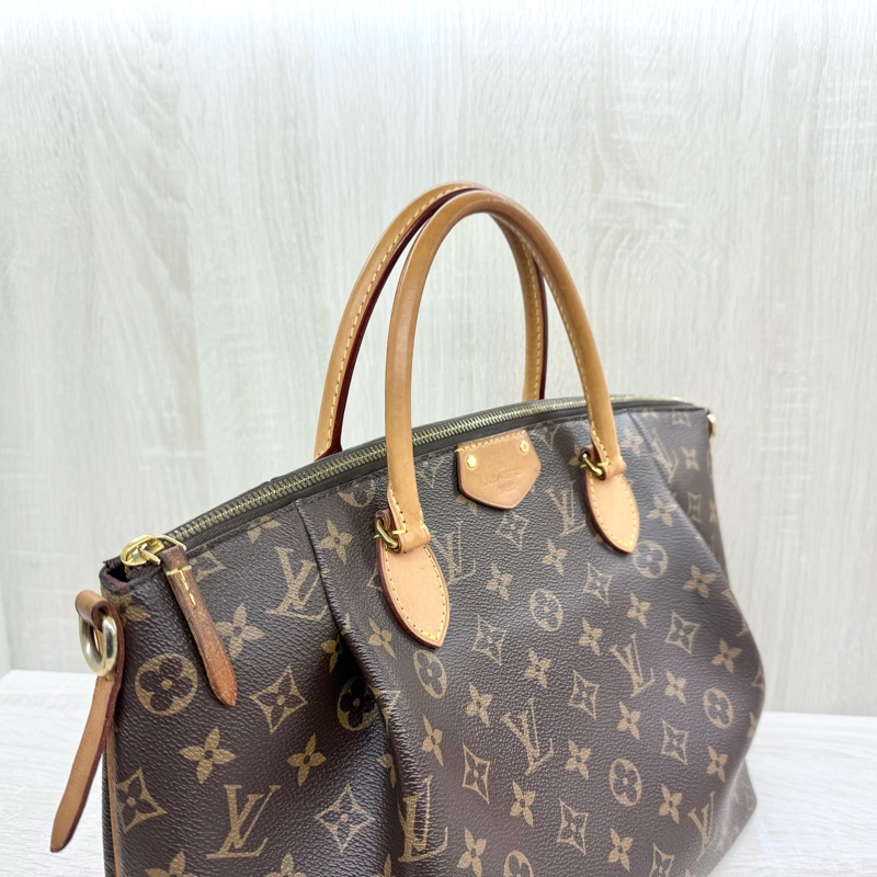 LV原花拼紫紅內裡手提側背元寶包/M48813-12