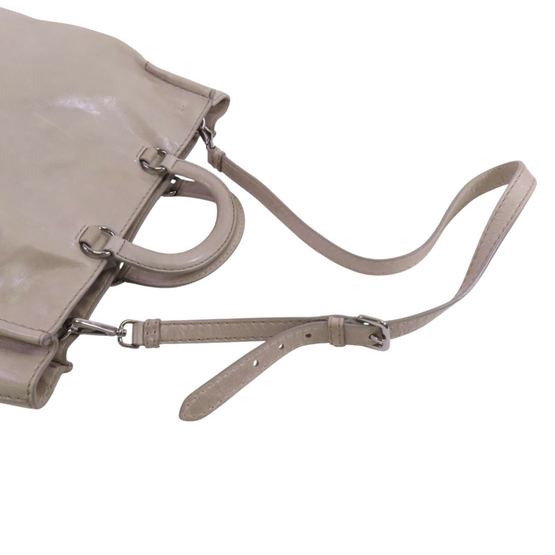 PRADA 牛皮皮革Tote Bag金扣手挽肩背兩用袋-6