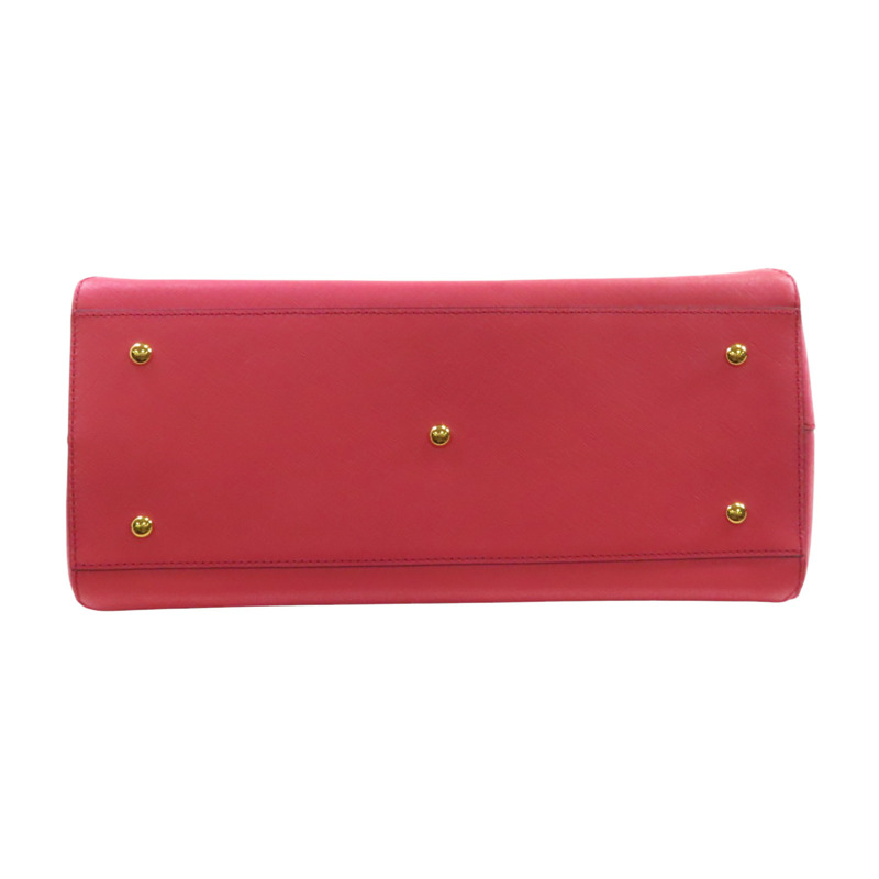 MCM 牛皮皮革2Way Shoulder Bag金扣手挽肩背兩用袋-3