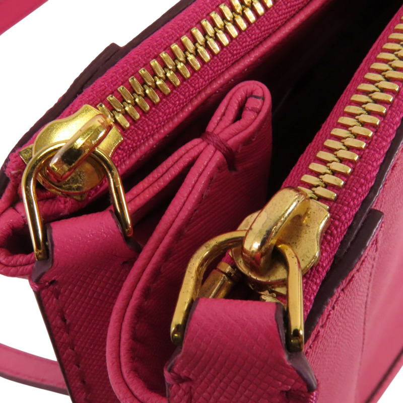 MCM 牛皮皮革2Way Shoulder Bag金扣手挽肩背兩用袋-8