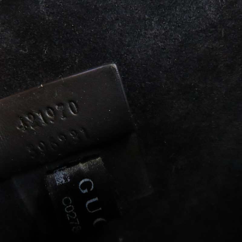 GUCCI 塗層帆布Dionysus GG Supreme Mini銀扣鏈帶肩背袋-6